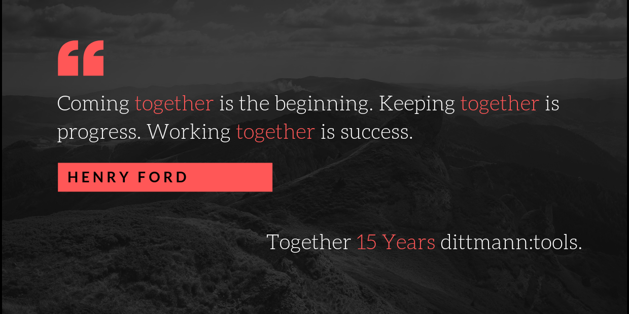 15th anniversary dittmann_tools