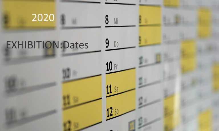 EXHIBITION:Dates 2020
